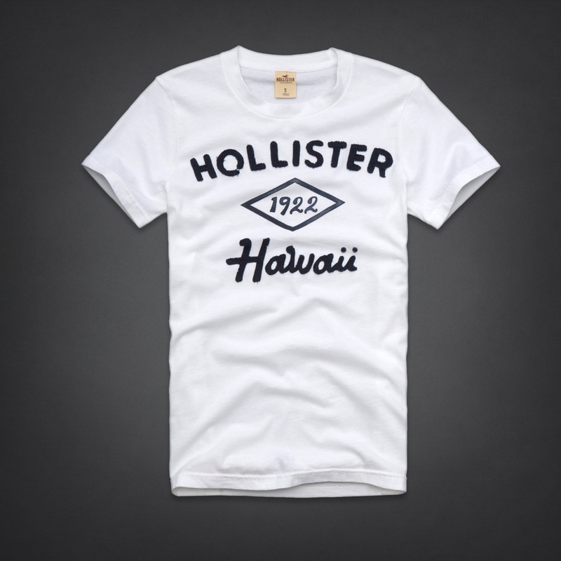 Hollister Hombres De Cuello Redondo Corto Remera HCO4034